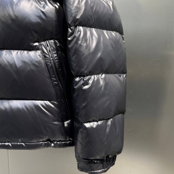 Moncler Shiny Men's Black Puffer Jacket - Picture 5 of 9